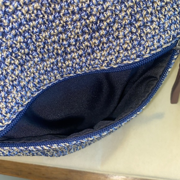 The Sak knitted blue and white hobo purse - Picture 11 of 13